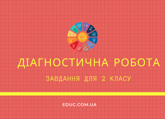 Річна діагностична робота 2 клас НУШ з математики - 2 варіанти