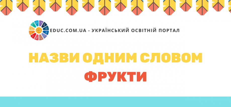 Вивчаємо групи предметів Назви одним словом фрукти скачати