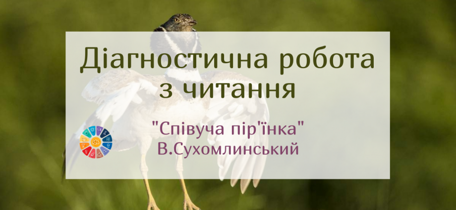 Діагностична робота з читання: "Співуча пір'їнка" В.Сухомлинський