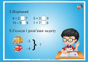 Індивідуальні картки з комбінованими завданнями для 1 класу